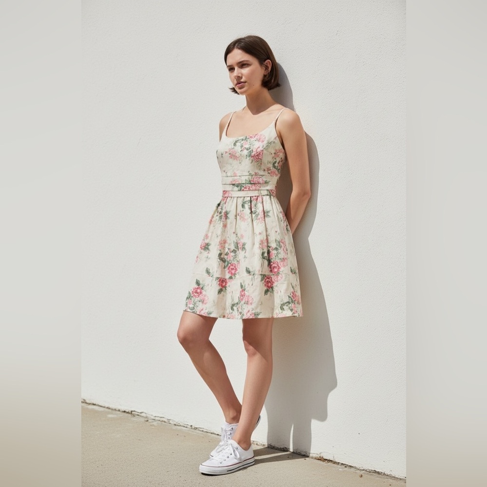 Francescas Floral Cottagecore Dress Small NWT
